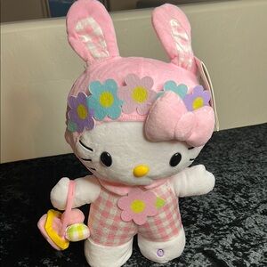 Hello Kitty Pink Bunny Side Stepper Plush